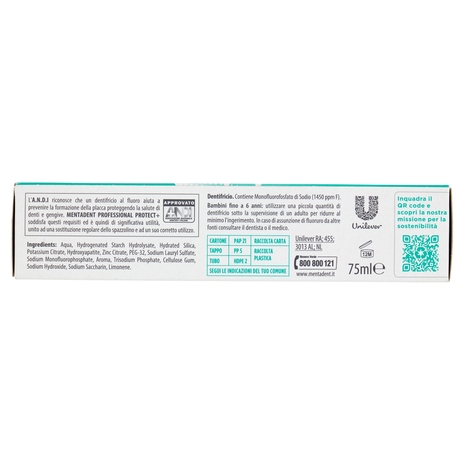 Mentadent Professional Protect+ Carie 75 ml